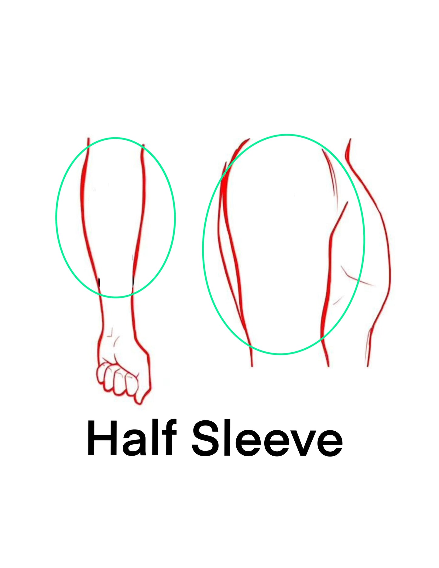 Half Sleave or Large Size Tattoo